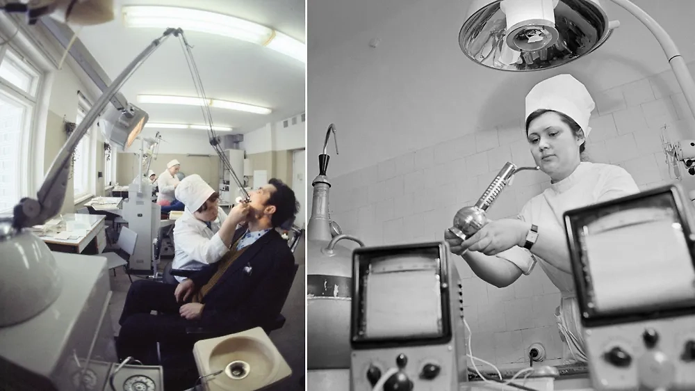 Звук бормашины запоминается на всю жизнь, особенно если она советская. Фото © ТАСС / Игорь Зотин, Михаил Кавашкин, Михаил Тур 