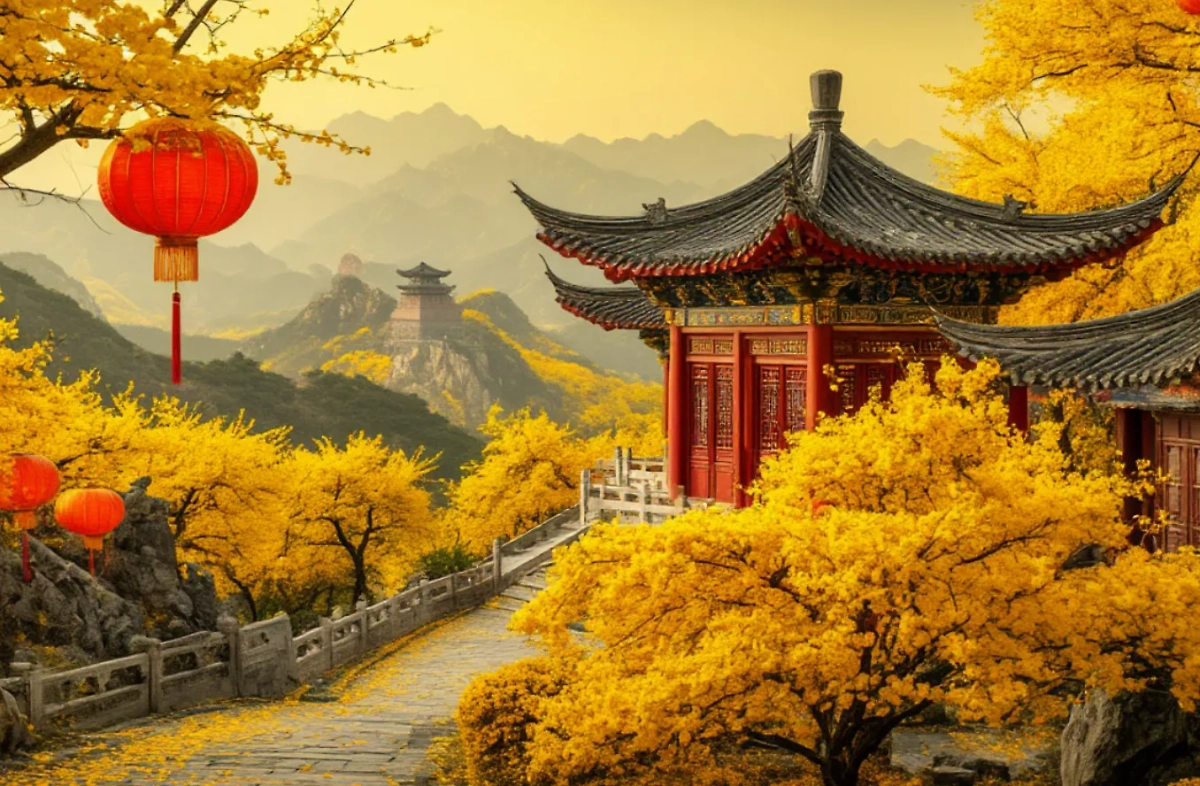 Китай эпохи Цин — это местечко, где жёлтый под запретом, правда не для всех. Фото © «Шедеврум»