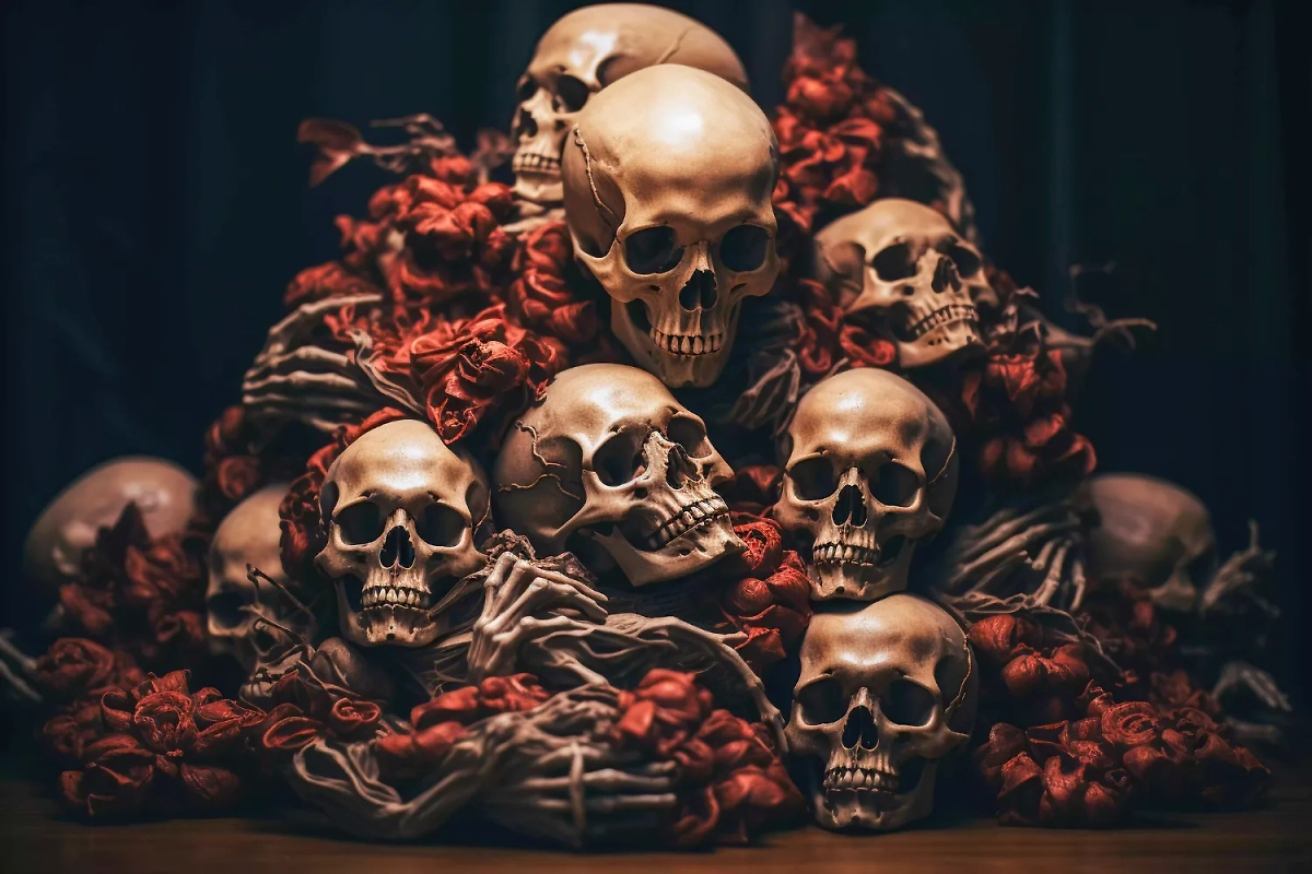 Находка в виде костей и черепов в таинственном доме — сюжет для хоррора, оказавшийся правдой. Фото © Freepik 