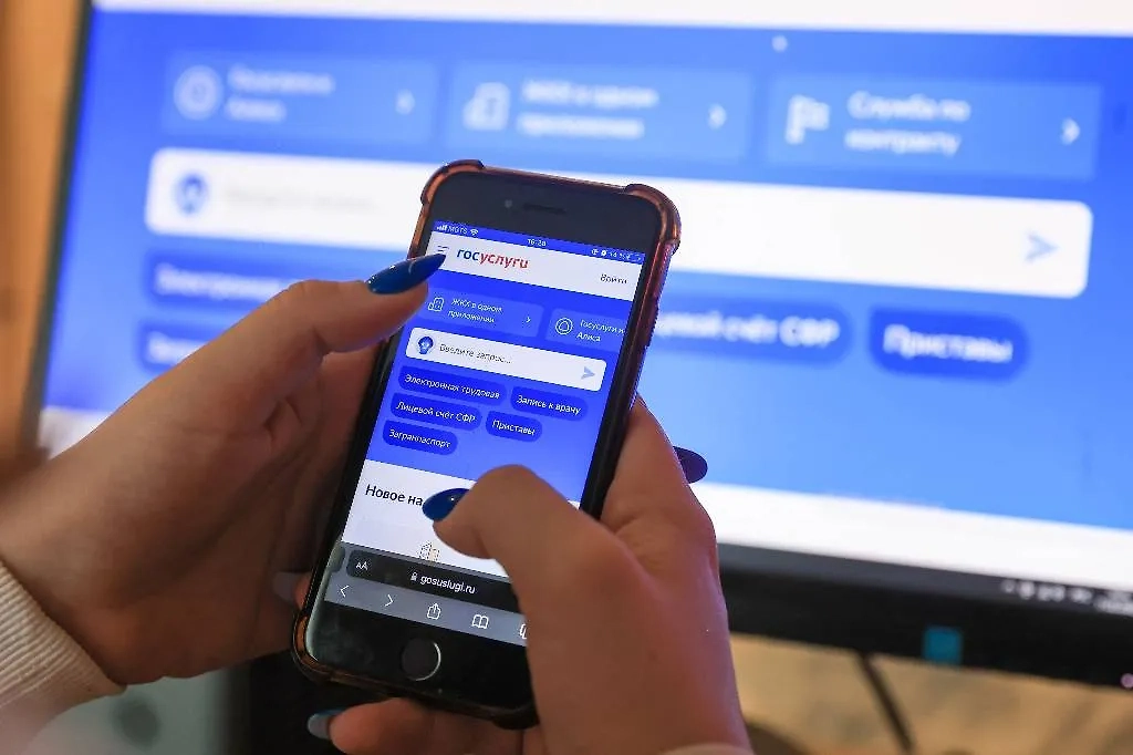 Новый российский мессенджер будет связан с системой «Госуслуг». Фото © ТАСС / NEWS.ru / Наталья Шатохина