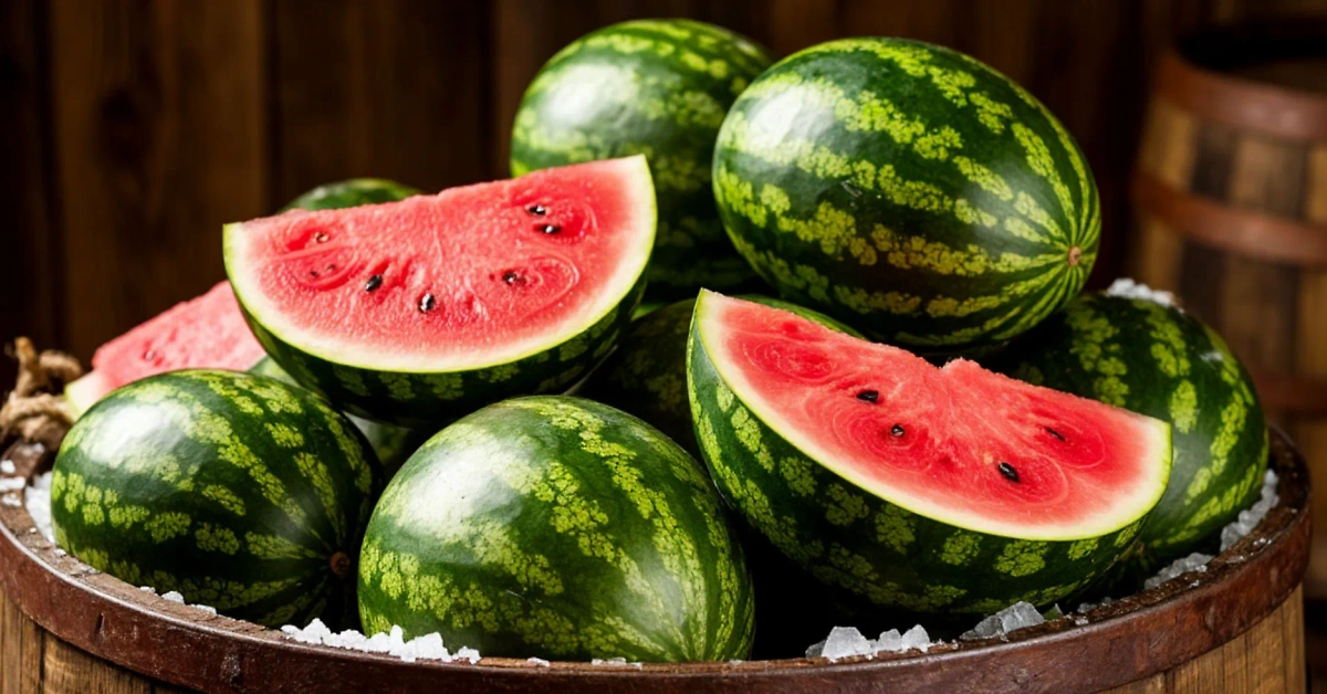 Солёные арбузы русские придумали примерно тогда же, когда стали их выращивать. Фото © «Шедеврум»
