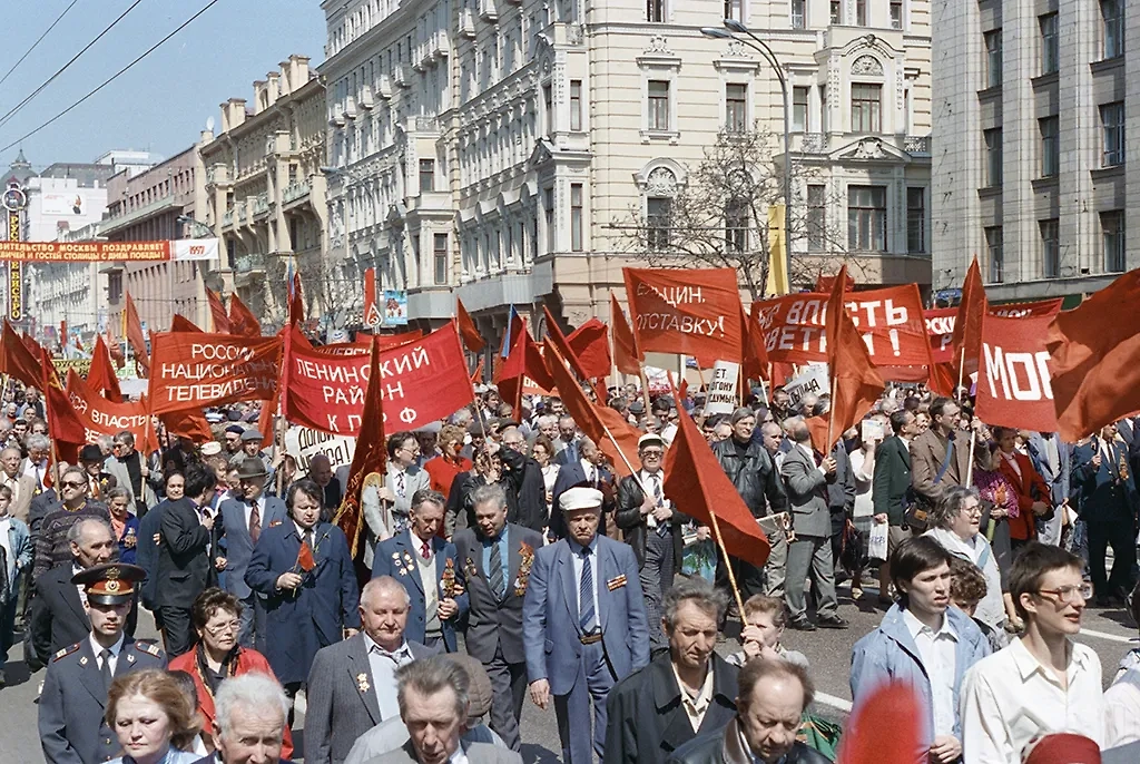 Парады Победы в Москве и Ленинграде: архивные фотографии восьми десятилетий. Фото © ТАСС / Олег Булдаков