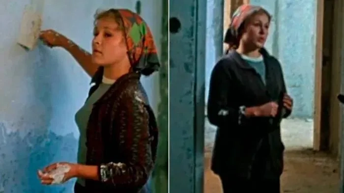 Будни маляра Тони — шпатлёвка, краска, затирка. Фото © Кадры из фильма «Москва слезам не верит», режиссёр Владимир Меньшов, сценарист Валентин Черных / Kinopoisk