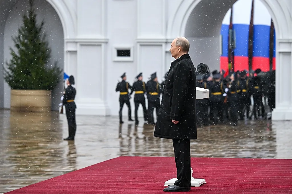 Церемония вступления в должность президента РФ Путина. Фото © ТАСС / POOL / Павел Бедняков