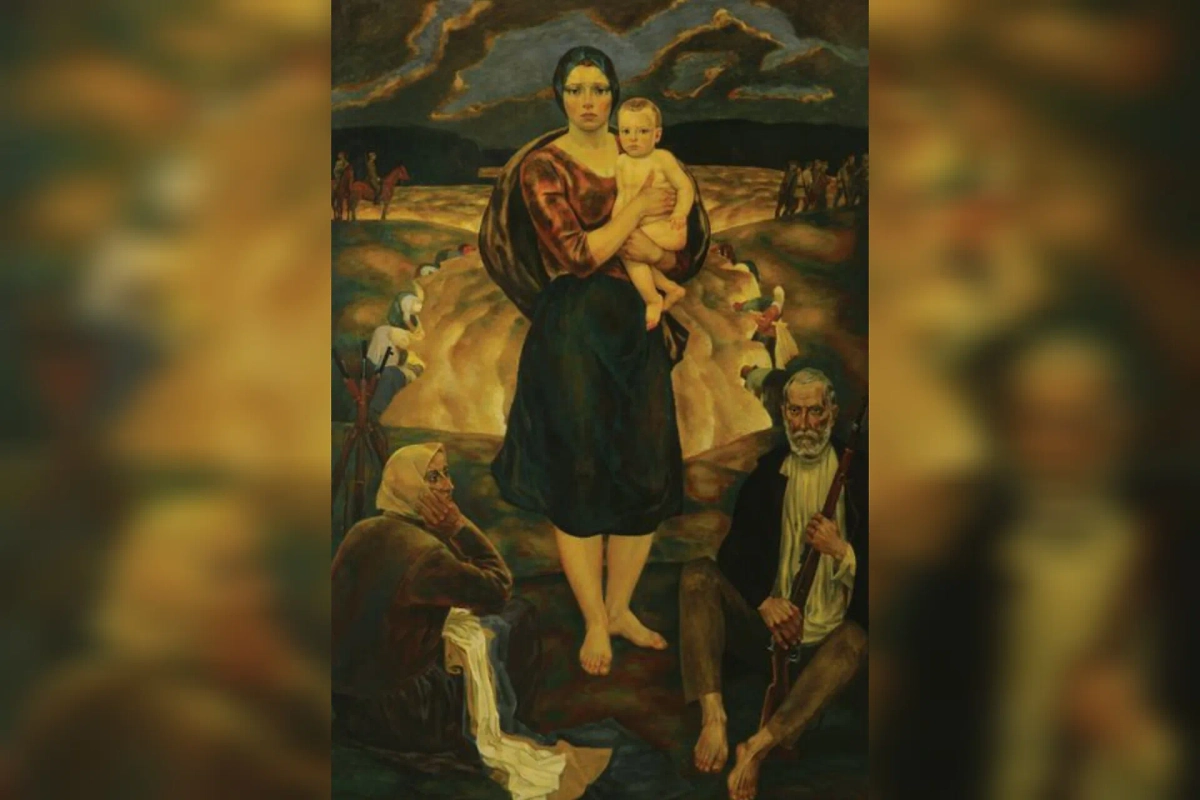 Алёна Атаман — героиня одного из самых известных фотоснимков времён Великой Отечественной. Фото © Wikipedia / Міхаіл Савіцкі