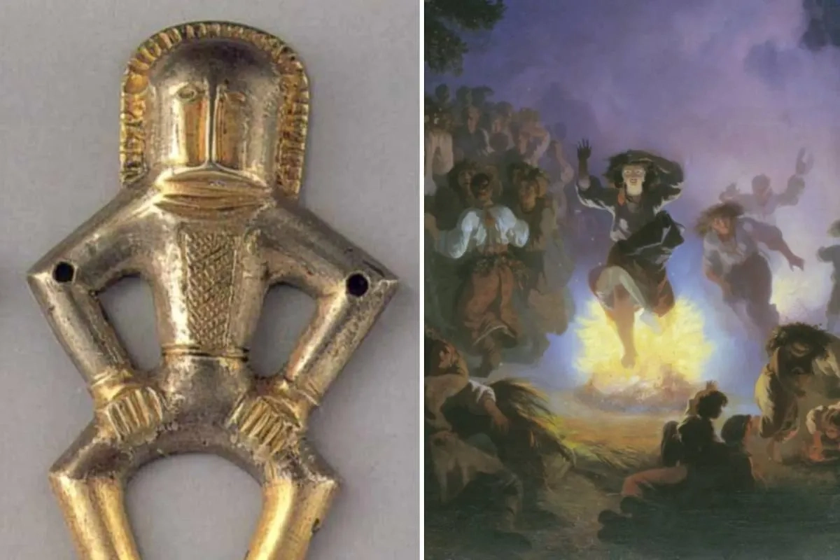 Иван Купала — для восточных славян очень важный и древний праздник. Возможно, славянский мастер, который сделал эту фигурку, тоже прыгал в купальскую ночь через костёр. Фото © Wikipedia , © Wikipedia / Соколов Иван Иванович