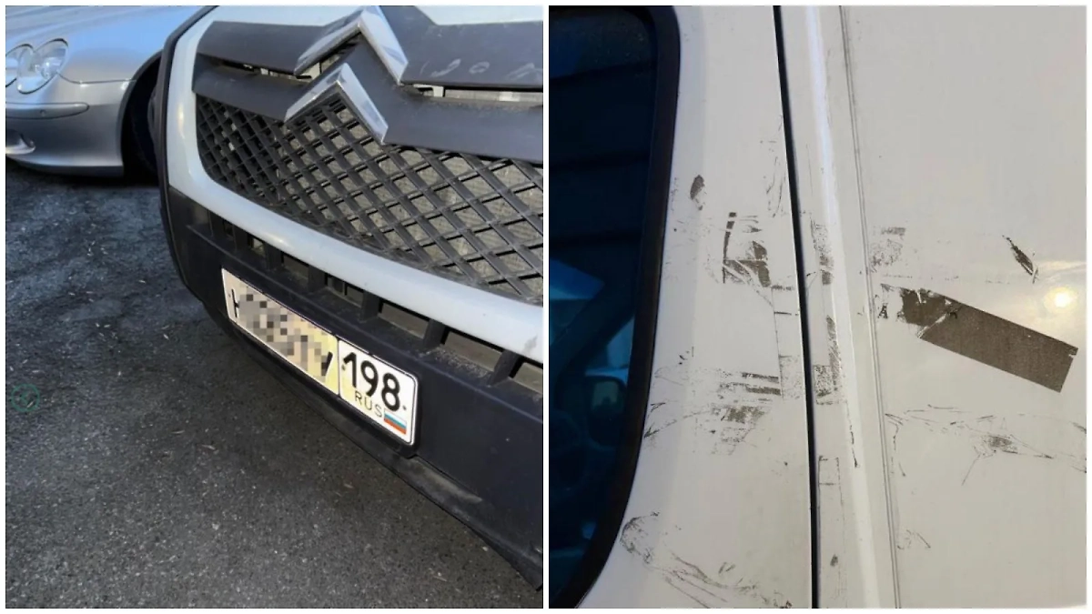 Фургон, принадлежавший структурам Пригожина. Фото © 47news