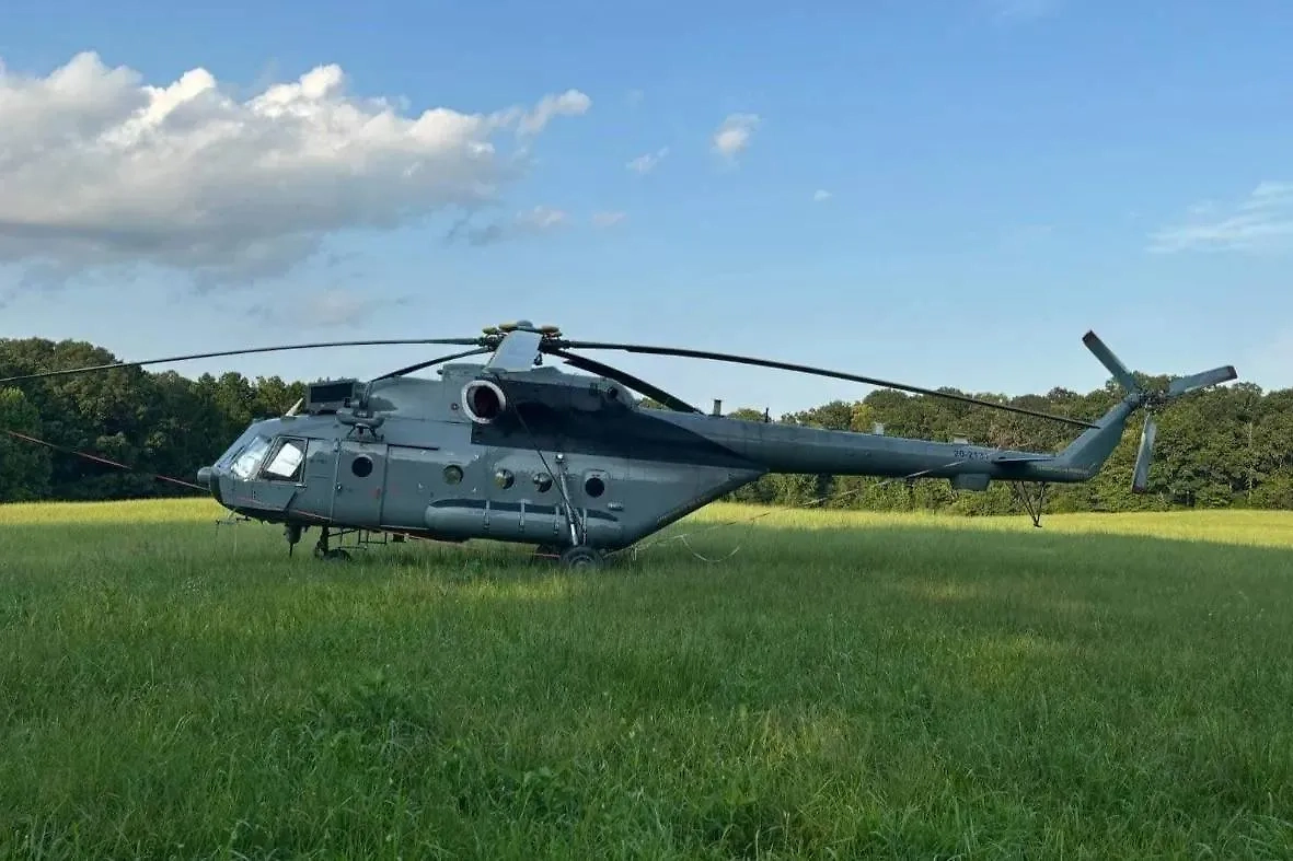 Ми-17 вблизи Эльдорадо. Фото © X / Christiaan Triebert