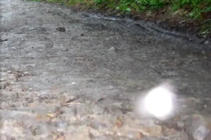 Житель Пензы смог сфотографировать странное свечение на Екатерининском тракте. Фото © Rutube / Индекс познаваемого