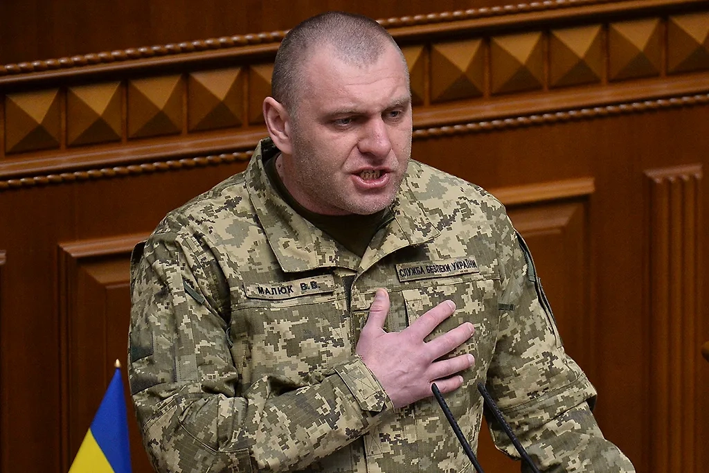 Василий Малюк на заседании Верховной рады в Киеве. Фото © ТАСС / ANDRII NESTERENKO