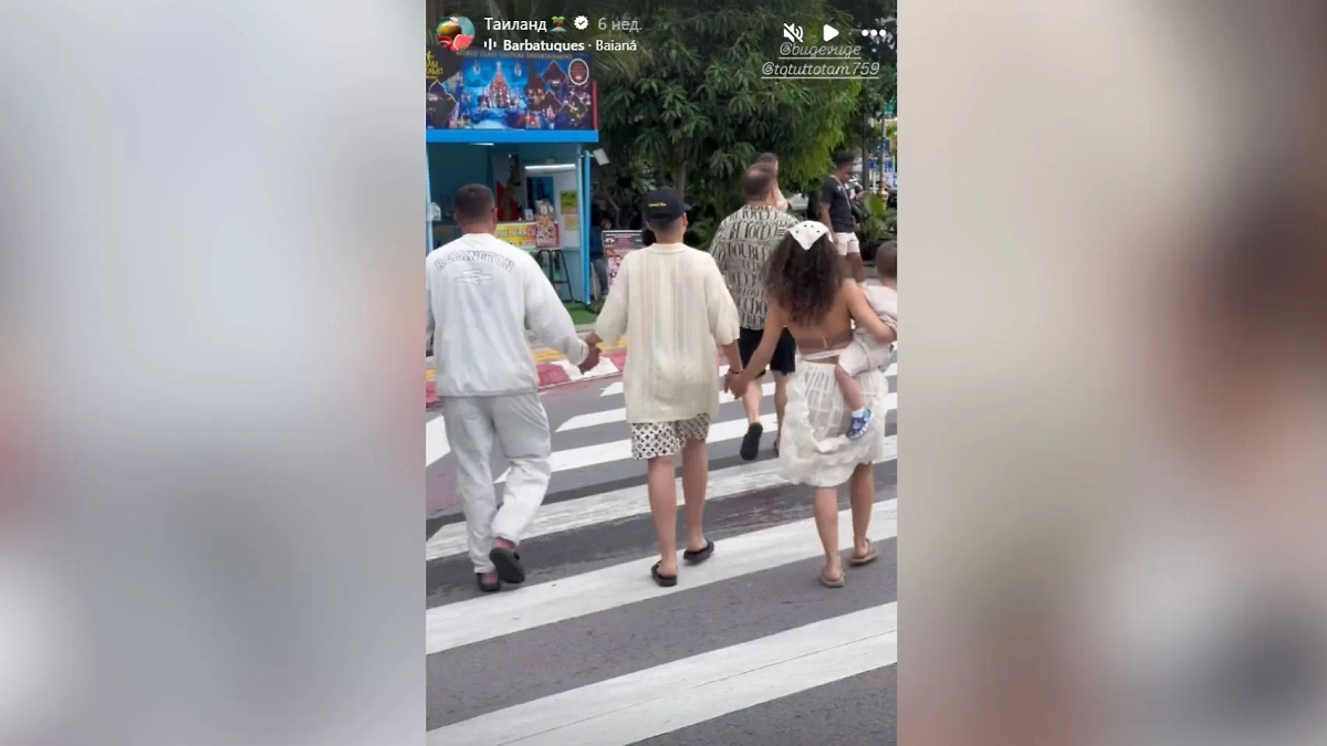 Тимофей Прилучный с отцом и Зепюр Брутян отдыхают в Таиланде. Фото © Instagram (признан экстремистской организацией и запрещён на территории Российской Федерации) / zepyur_brutyan