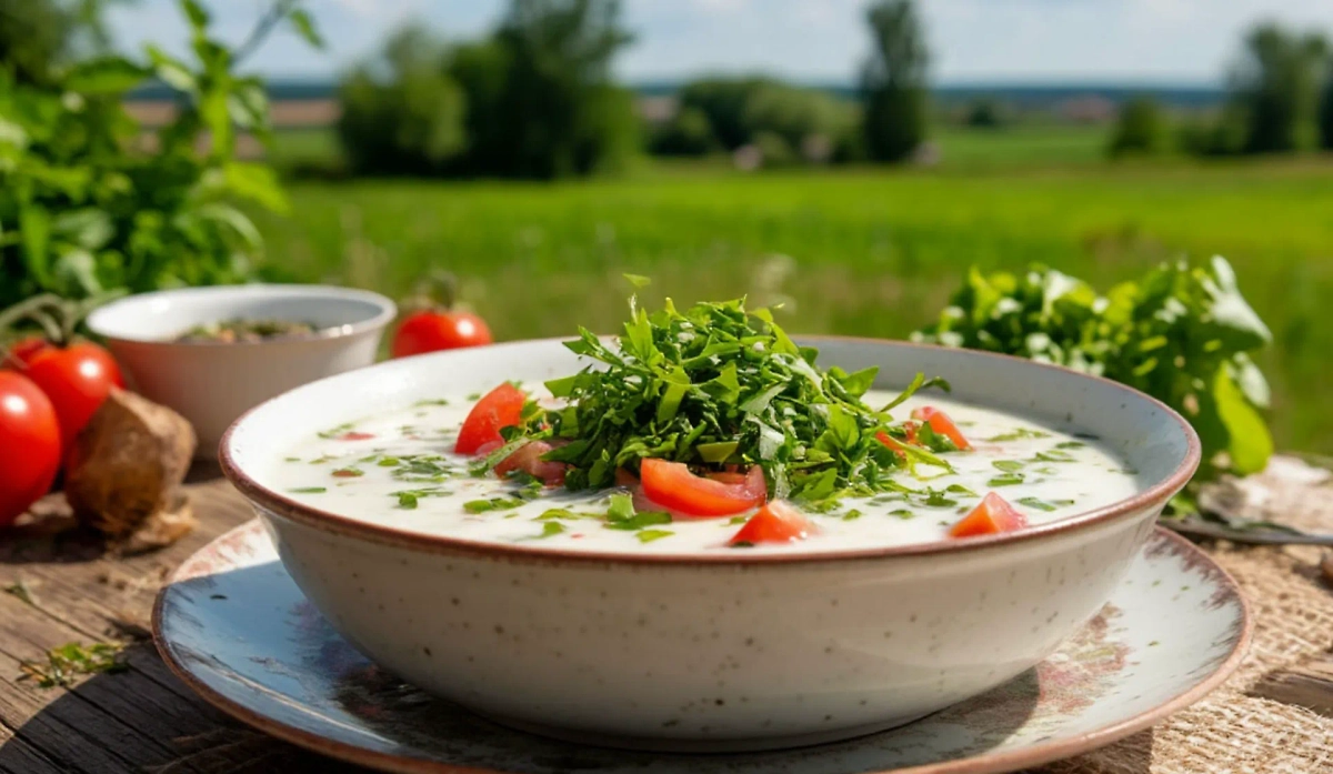 Окрошка — пожалуй, один из самых известных холодных супов. Фото © «Шедеврум»