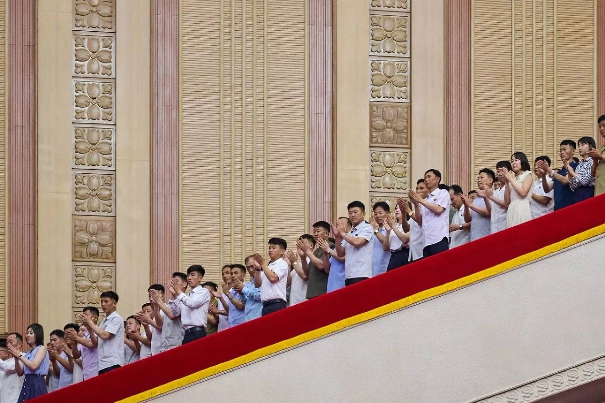 Концерт российских артистов в Пхеньяне. Фото © Telegram / Ольга Любимова