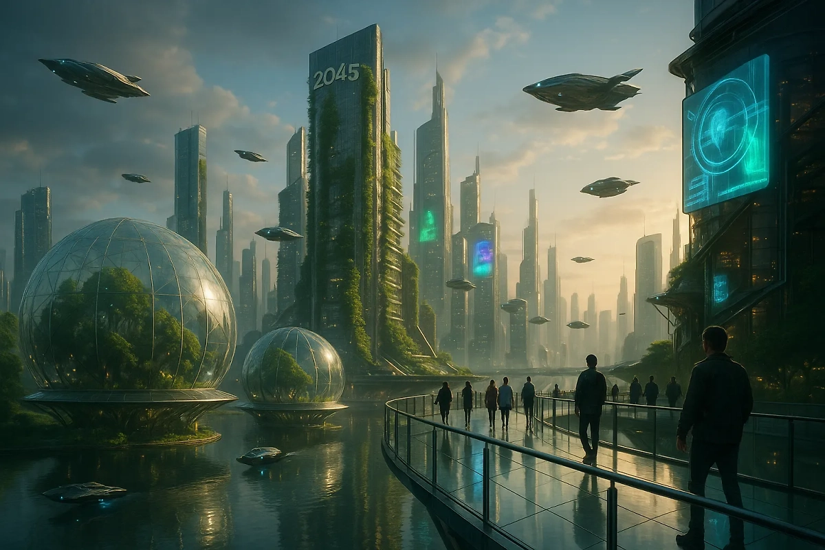 Будущее человечества глазами нейросети в десяти изображениях. Фото © ChatGPT / Life.ru