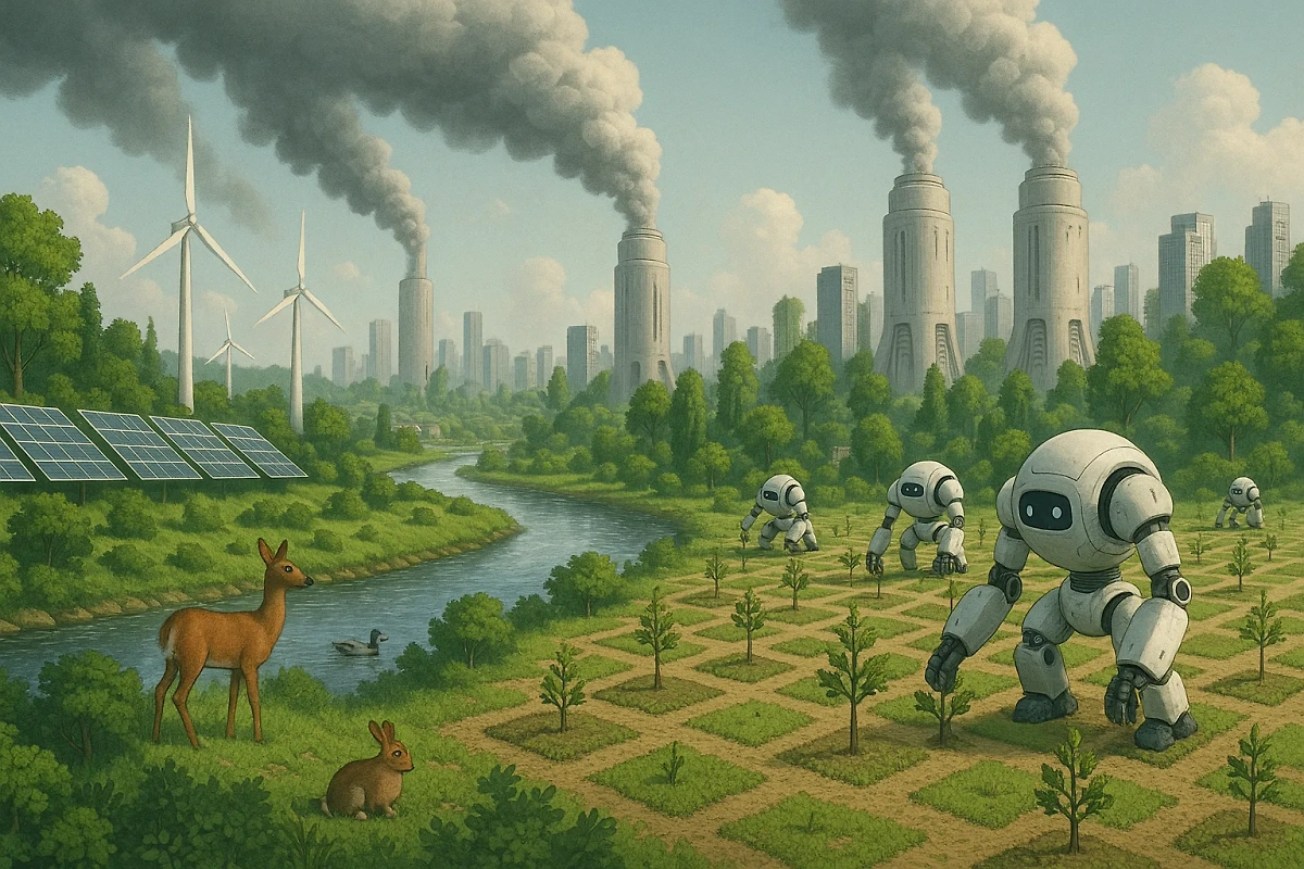 Технологии будущего в представлении нейросети поражают воображение. Фото © ChatGPT / Life.ru