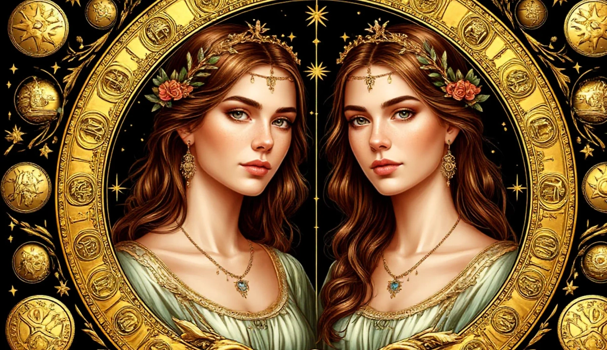 Знак зодиака Близнецы: какие знаки зодиака станут богаче в июне 2025 года по астропрогнозу. Фото © «Шедеврум»