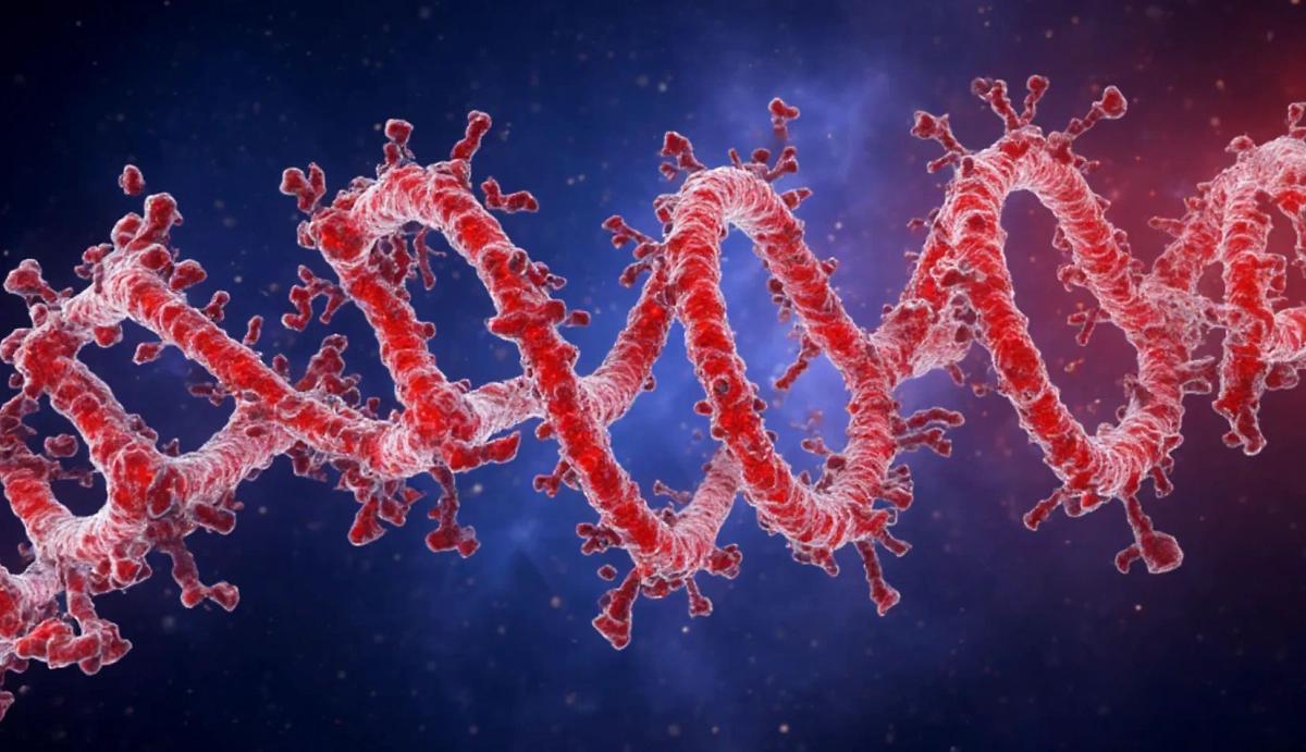 РНК — это рибонуклеиновая кислота. Её можно назвать «скриптом», который оживляет данные из ДНК. Фото © «Шедеврум»