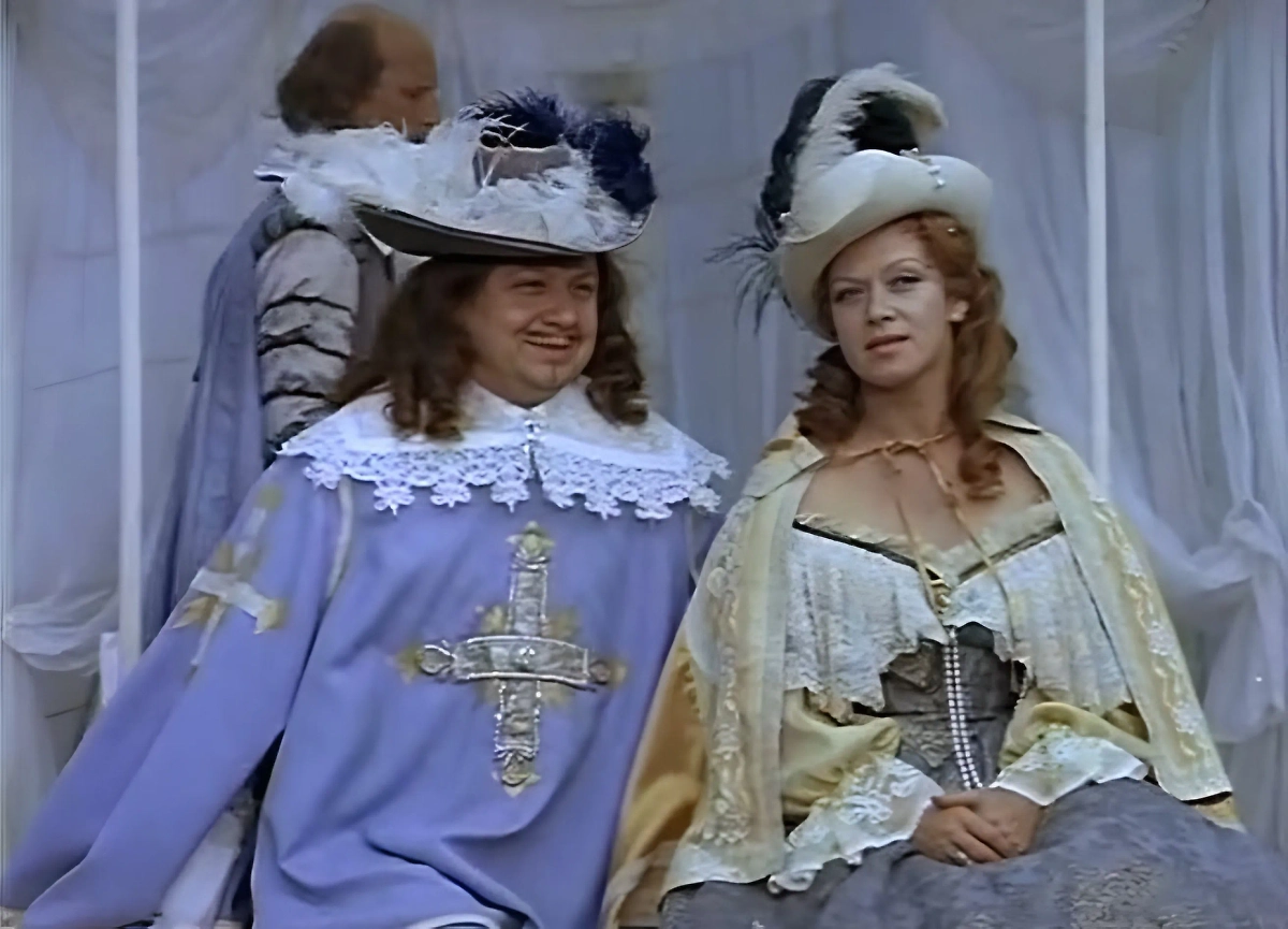 Олег Табаков и Алиса Фрейндлих — сколько им было лет на момент съёмок. Фото © Фильм «Д`Артаньян и три мушкетёра», режиссёр Георгий Юнгвальд-Хилькевич, сценаристы Марк Розовский, Александр Дюма / Kino-teatr