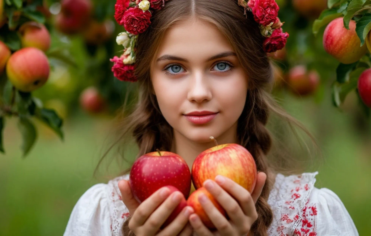 Яблочный Спас 2025 — если вы сторонник традиций, то не должны есть яблоки до его даты. Яблочный Спас, какого числа он будет? Фото © «Шедеврум» 