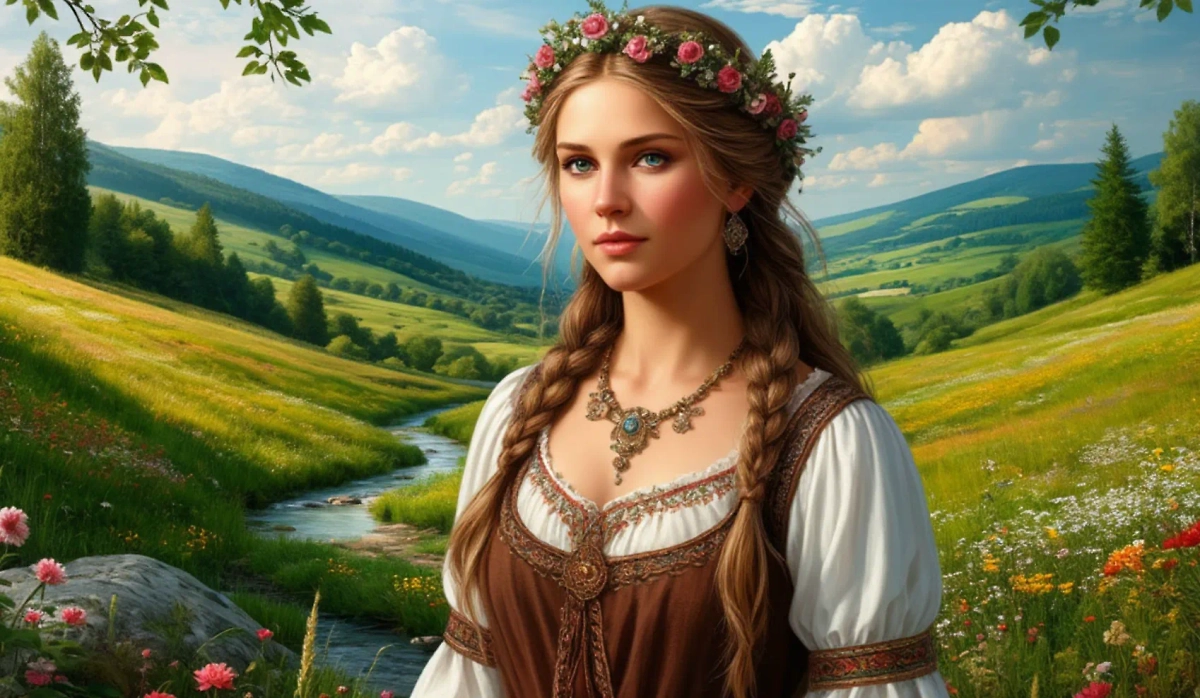 Берегиня — это исконно славянская богиня холмов и рек. И не только. Фото © «Шедеврум»