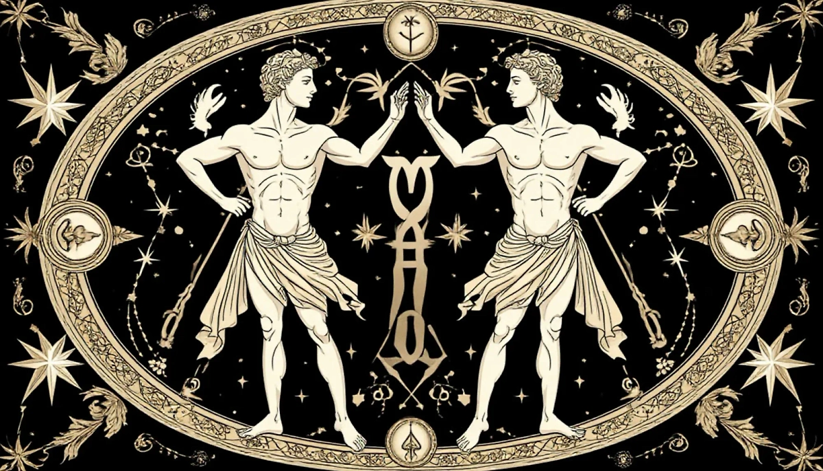 Знак зодиака Близнецы: гороскоп на неделю с 23 февраля по 1 марта 2026 с рунами. Фото © «Шедеврум»