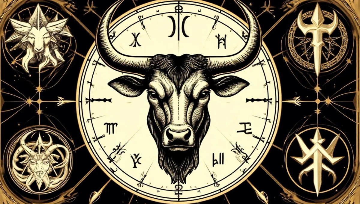 Знак зодиака Телец: гороскоп на неделю с 23 февраля по 1 марта 2026 с рунами. Фото © «Шедеврум»