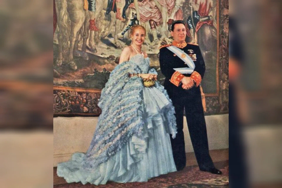Эва и Хуан Перон в 1947 году. Фото © Wikipedia / Архив «Графико де ла Насьональ», Аргентина