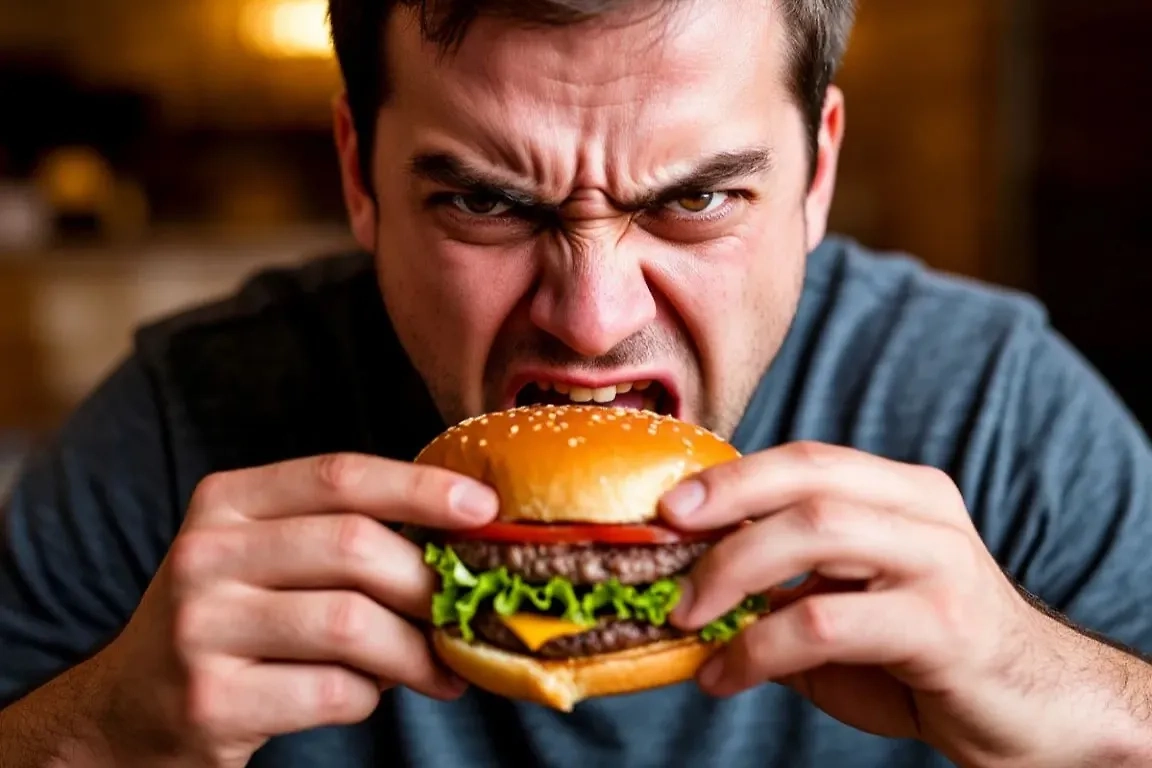 Продукты питания, вызывающие агрессию и раздражительность у человека. Фото © «Шедеврум» 