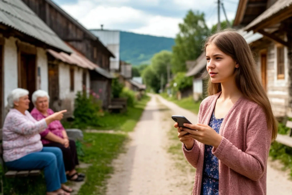 Почему горожане возвращаются из деревни обратно в город. Фото © «Шедеврум» 