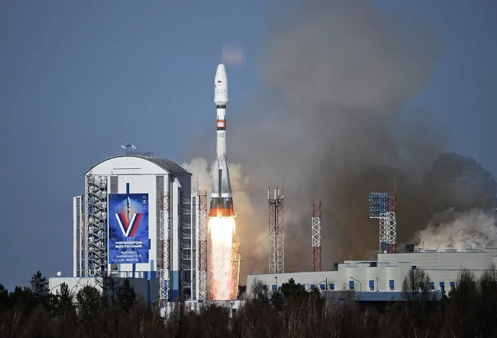 Запуск ракеты «Союз-2.1б». Фото © РИА «Новости» / Григорий Сысоев