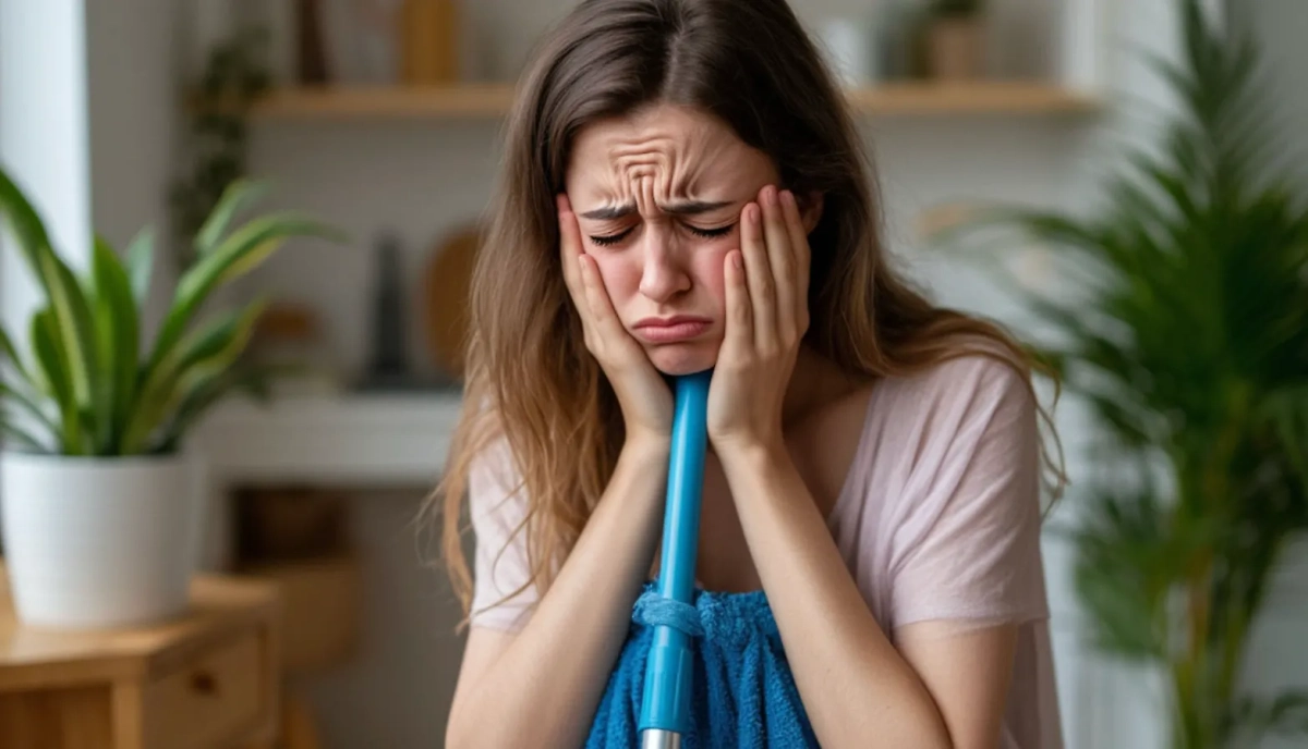 О каких проблемах с психикой говорит желание каждый день мыть полы. Фото © «Шедеврум»