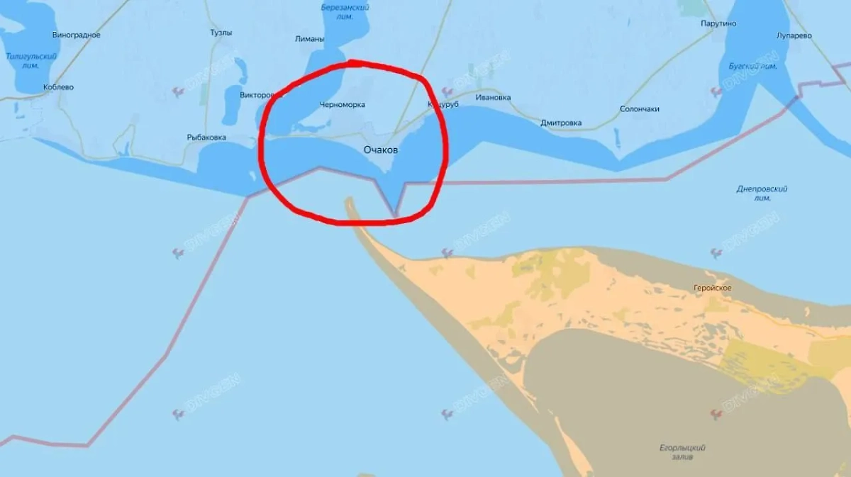Карта СВО на 31 июля 2025 года. Российские войска нанесли мощный удар по порту в Очакове, откуда недавно ВСУ безуспешно попытались забросить десант на Тендровскую косу. Фото © Telegram / DIVGEN 🚩 Карта СВО