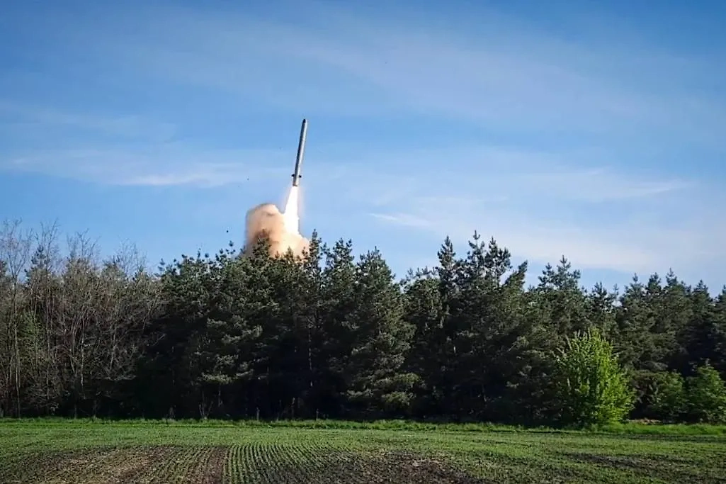 Боевая работа оперативно-тактического ракетного комплекса (ОТРК) «Искандер» Западного военного округа (ЗВО) в зоне проведения специальной военной операции. Фото © ТАСС / Пресс-служба Минобороны РФ