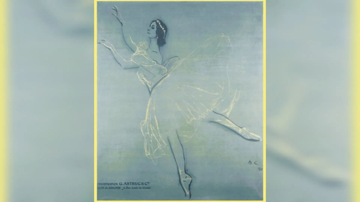 Сильфида Анны Павловой как визитная карточка Русского балета Дягилева 1909 года. Фото © Wikipedia / Валентин Серов. 