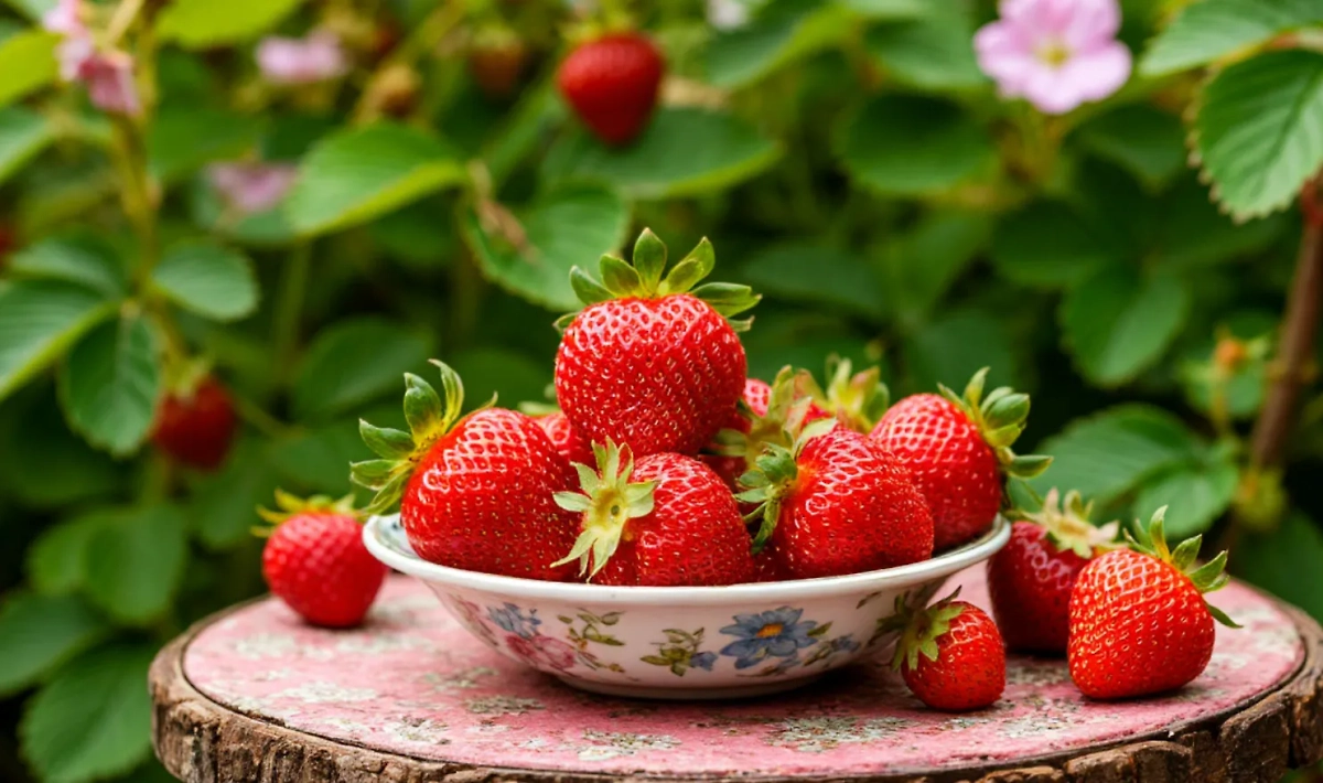 Клубника — королева дачных грядок. Проверьте, может быть на вашем участке она уже есть? Фото © «Шедеврум»