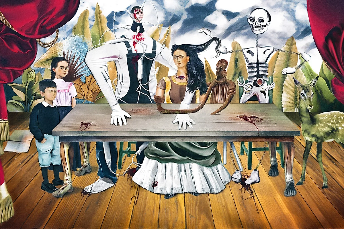 Утраченная картина Фриды Кало «Раненый стол». Фото © Wikipedia / Фрида Кало