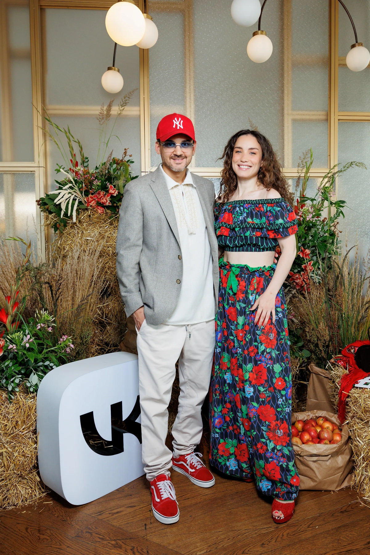 Гости торжественного ужина в Москве (Виктория Дайнеко и Беркели Овезов). Фото © Предоставлено Life.ru