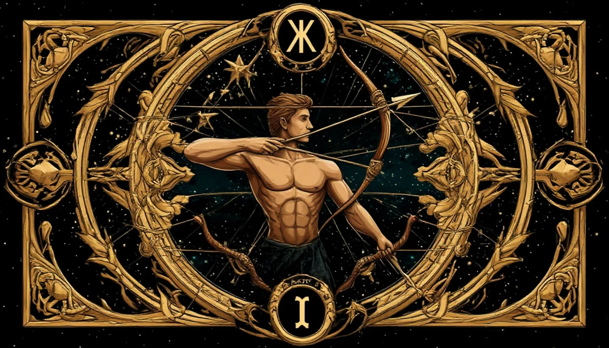 Знак зодиака Стрелец: гороскоп на неделю с 23 февраля по 1 марта 2026 с рунами. Фото © «Шедеврум»