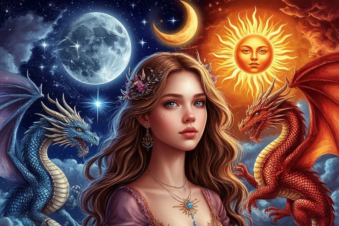 Раху и Кету в астрологи: как понять свое предназначение в этой жизни? Фото © «Шедеврум»