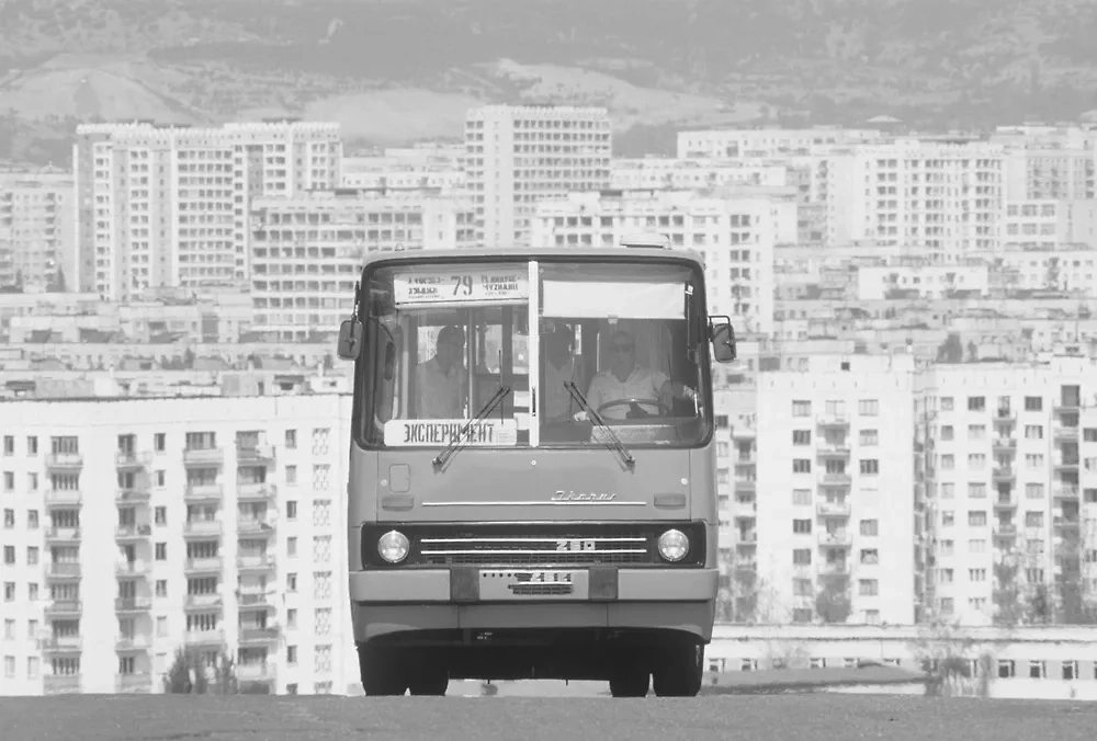 Виктор Цой погиб при столкновении с автобусом «Икарус». Фото © ТАСС / Рухадзе Анатолий