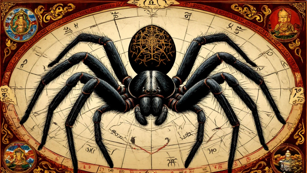 Знак тибетского гороскопа Паук. Вы энергичны, но, если что-то пойдёт не так, можете показать себя как транжиру. Фото © «Шедеврум»