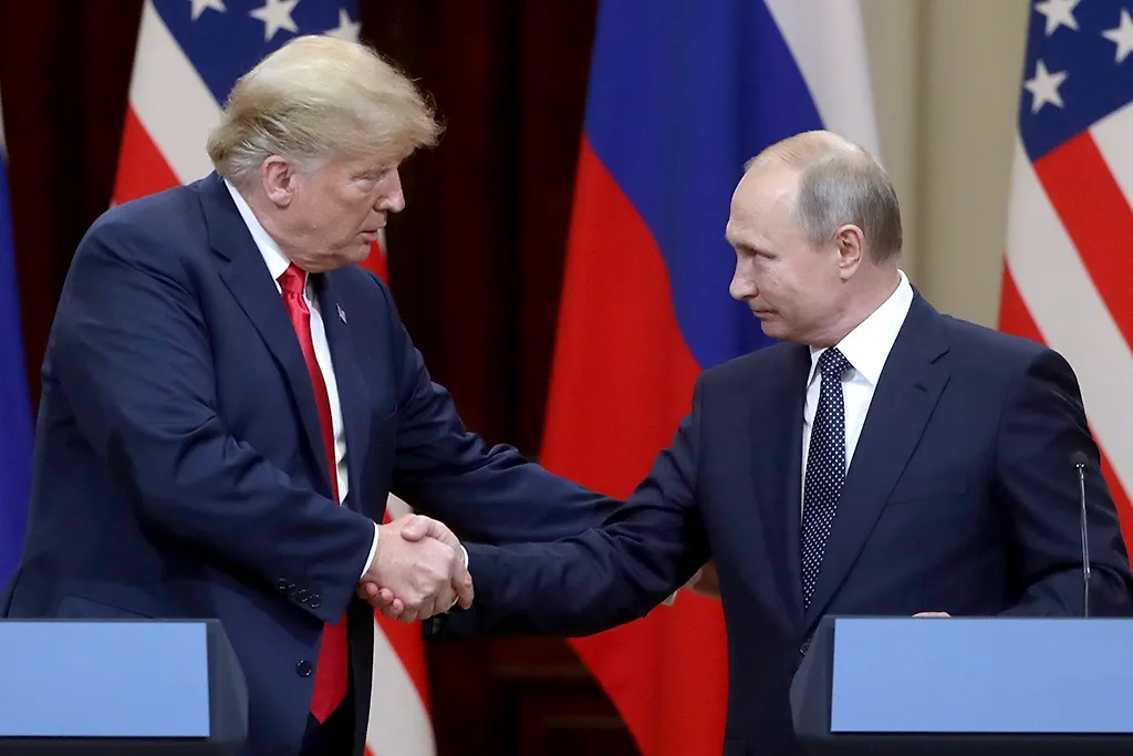 Путин и Трамп будут обсуждать подробности специальной военной операции. Фото © ТАСС / Михаил Метцель