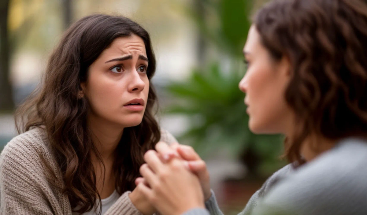 Фразы, которые ранят вместо поддержки: что нельзя говорить. Фото © «Шедеврум»