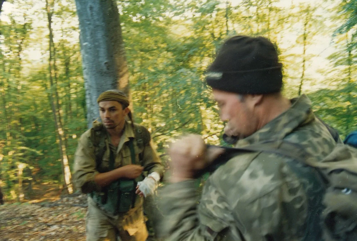 Гюрза в Чечне. Фото © VK / 166 бригада Чечня. Бешеная рота