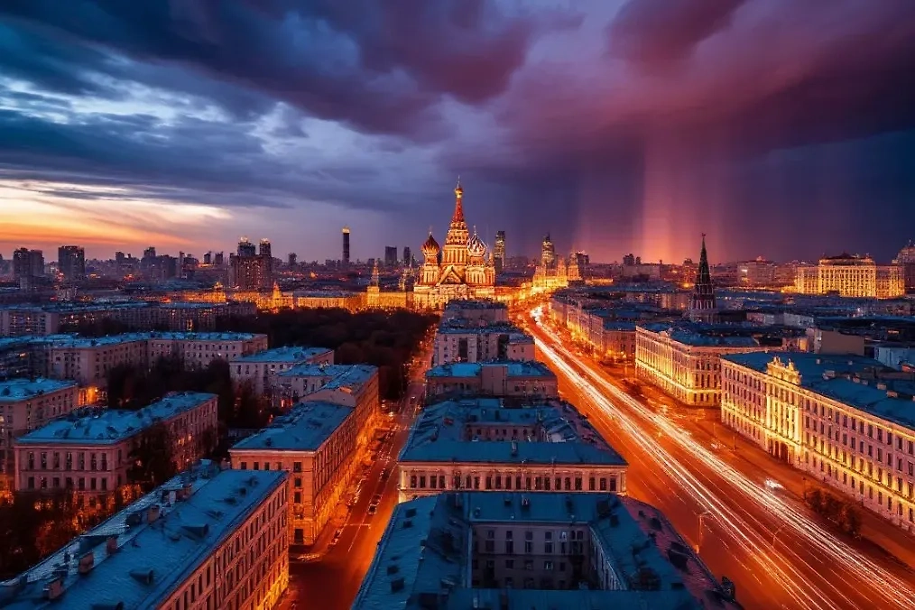 Магнитные бури, сентябрь, Москва.... Солнце горит, горожане плачут. Но магнитные бури не могут иначе. Фото © «Шедеврум» 