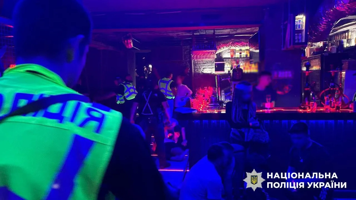 Облава на гей*-клуб. Фото © Полиция Украины