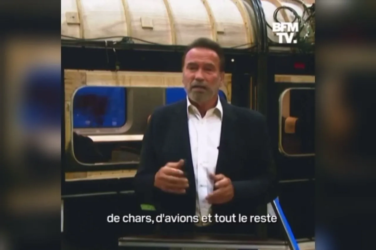 Арни на климатическом саммите в Вене. Фото © Telegram / Беспощадный пиарщик