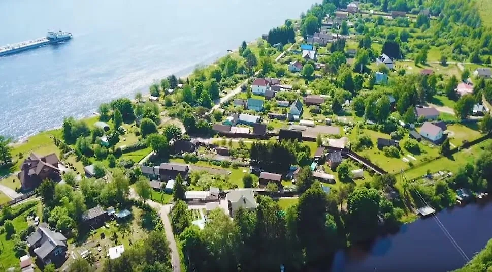 Посёлок в Шлиссельбурге, где расположена дача Булановой. Фото © Дзен / Старосветские помещики