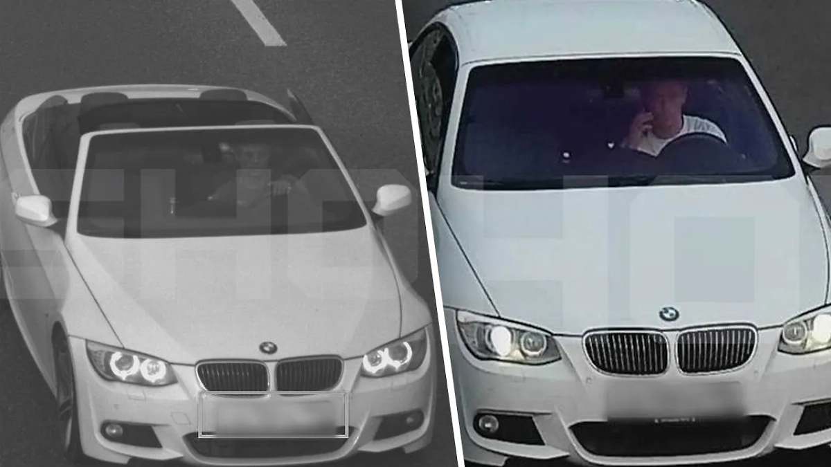 Головин разъезжает на белом BMW. Фото © Telegram / SHOT