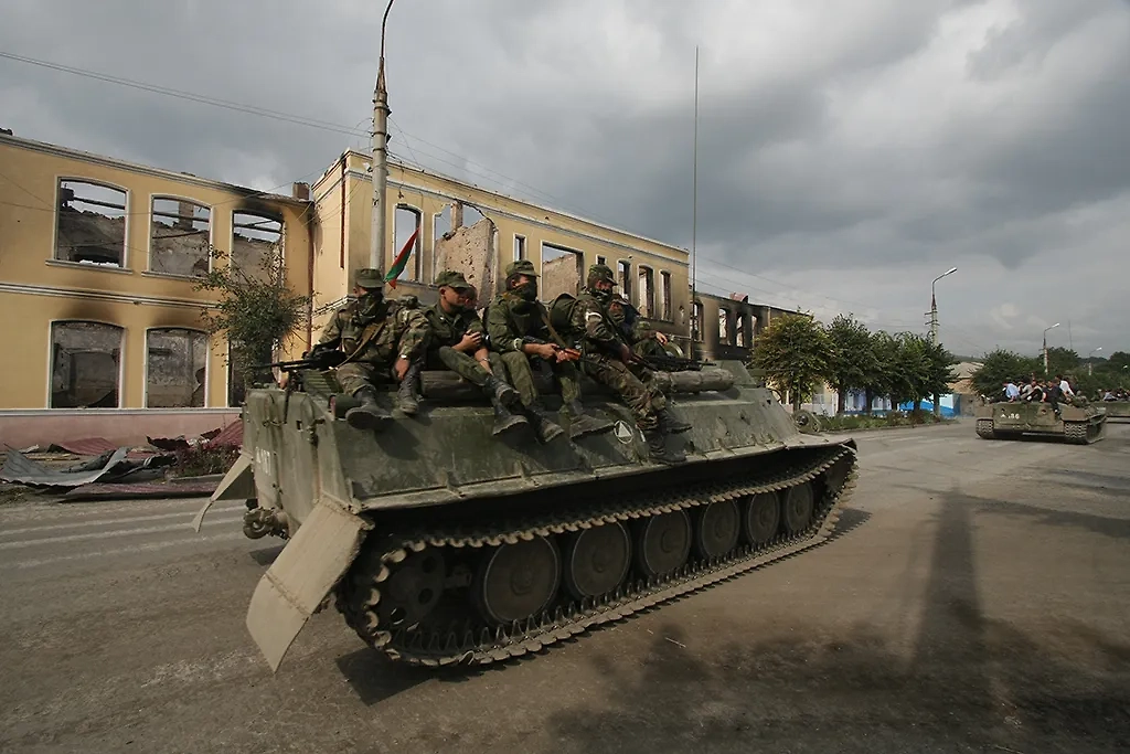 В 2008-м началась ещё одна августовская война. На этот раз не мировая. Фото © ТАСС / Сергей Узаков 